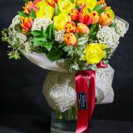 Bouquet tulipani arancio – 20200502 122252