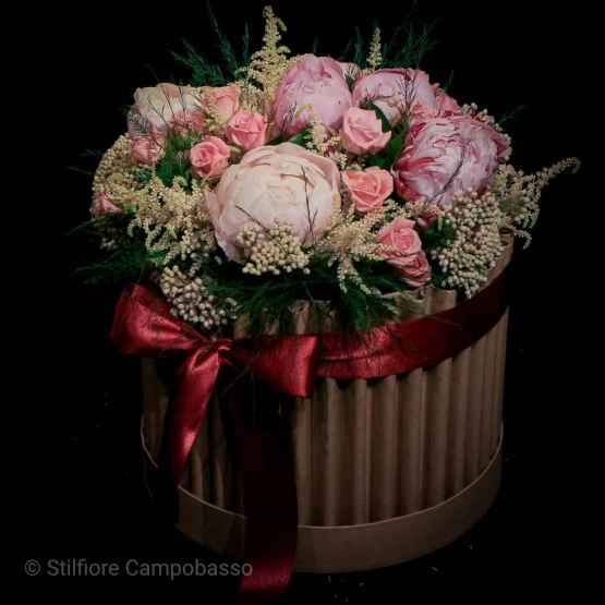 Flowerbox con rose rosa e peonie – 20200530 192706 4